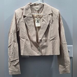 NWT Easel Cropped Jacket - Medium